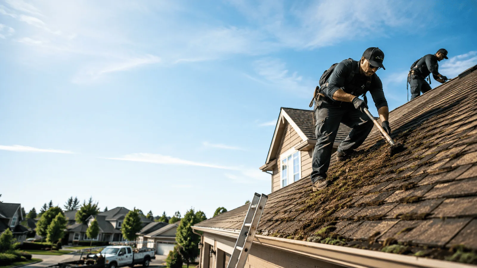 Roof Moss Removal in Springfield, WI near me